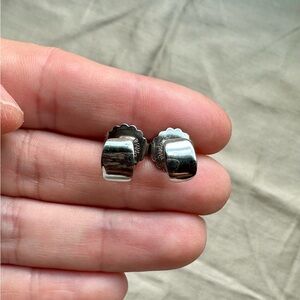 Lia Sophia, Tufted silver earrings *LIKE NEW*